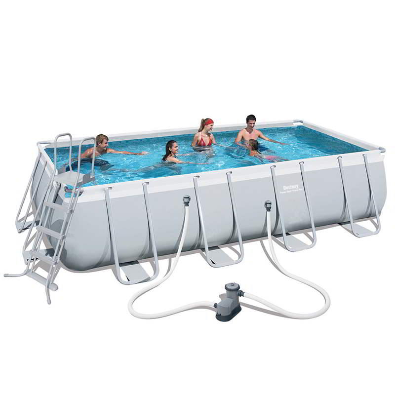 Swimming Pool Bestway 56465 Rectangular Power Steel Cm549x274x122h